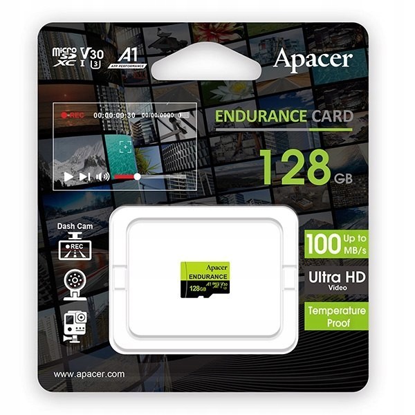 Apacer Paměťová karta Endurance, 128GB, micro Sdxc, AP128GEDM1D05-R, Uhs-i U