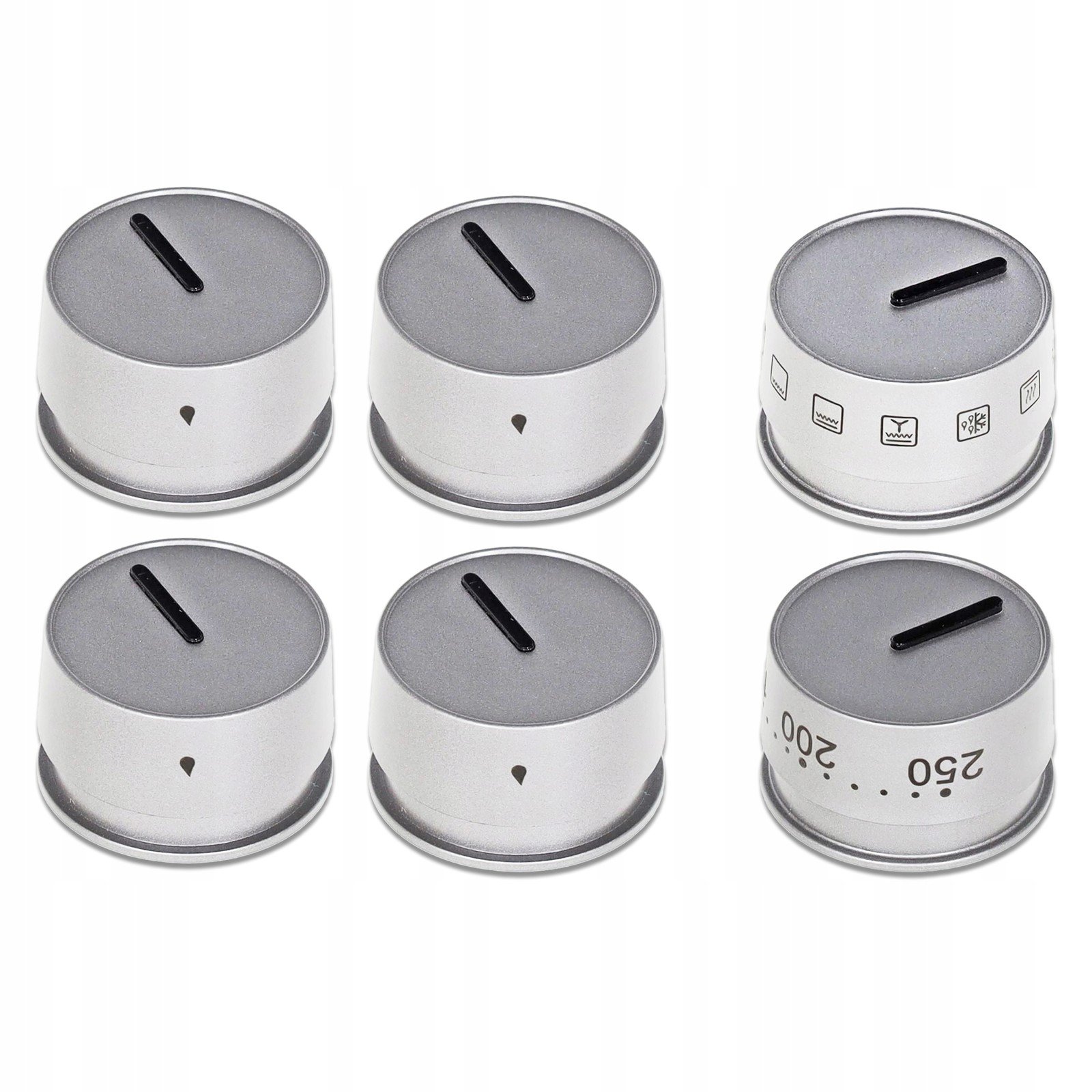 Kohoutek Knoflík Sada 6KS Sporáků Amica CODE2