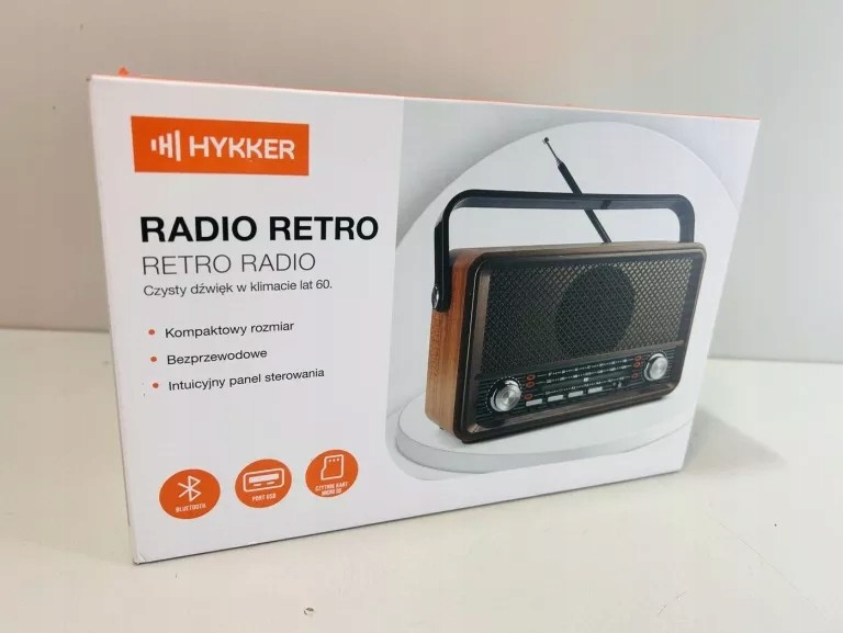 Síťové Fm rádio Hykker Retro