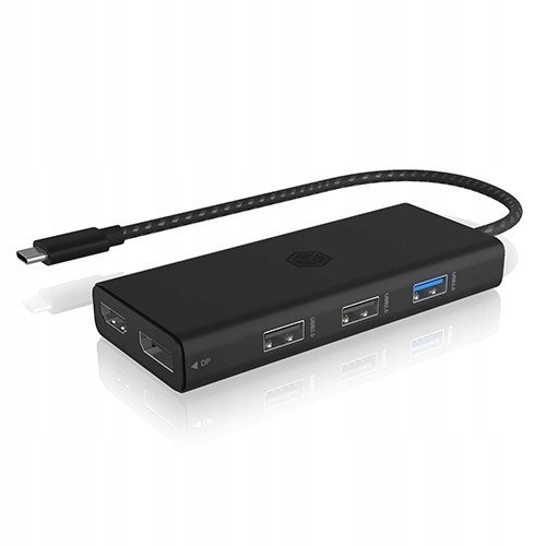 Dokovací stanice IB-DK4011-CPD 9in1,HDMI,DP,CR