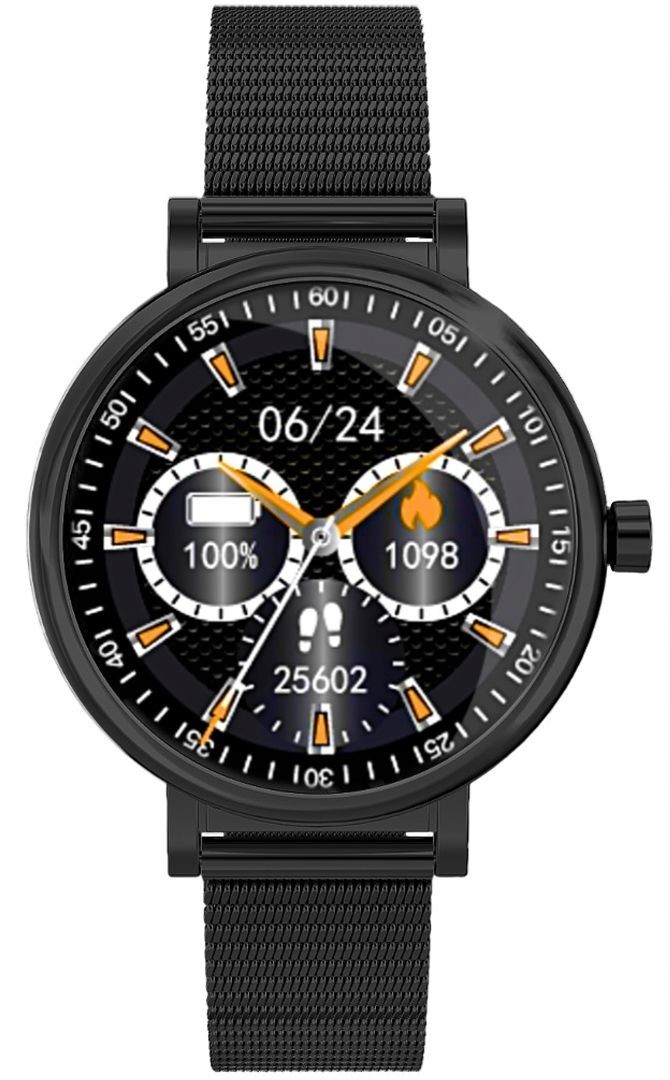 Dámské hodinky Rubicon Smartwatch RNBE64-3 Black