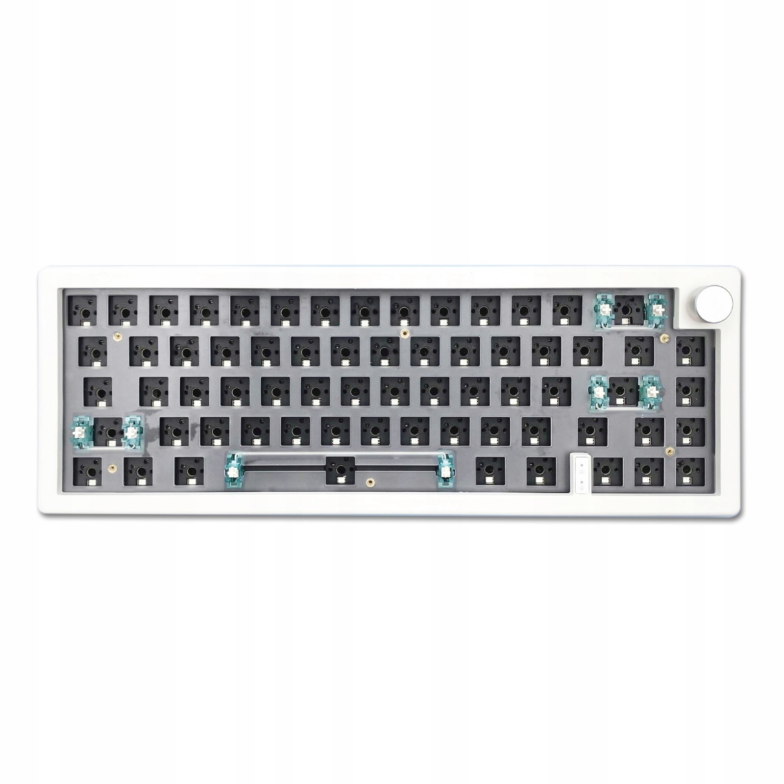 Mechanická klávesnice White GMK67 65% Diy Kit Hotswap Rgb Wireless 2.4 Ghz