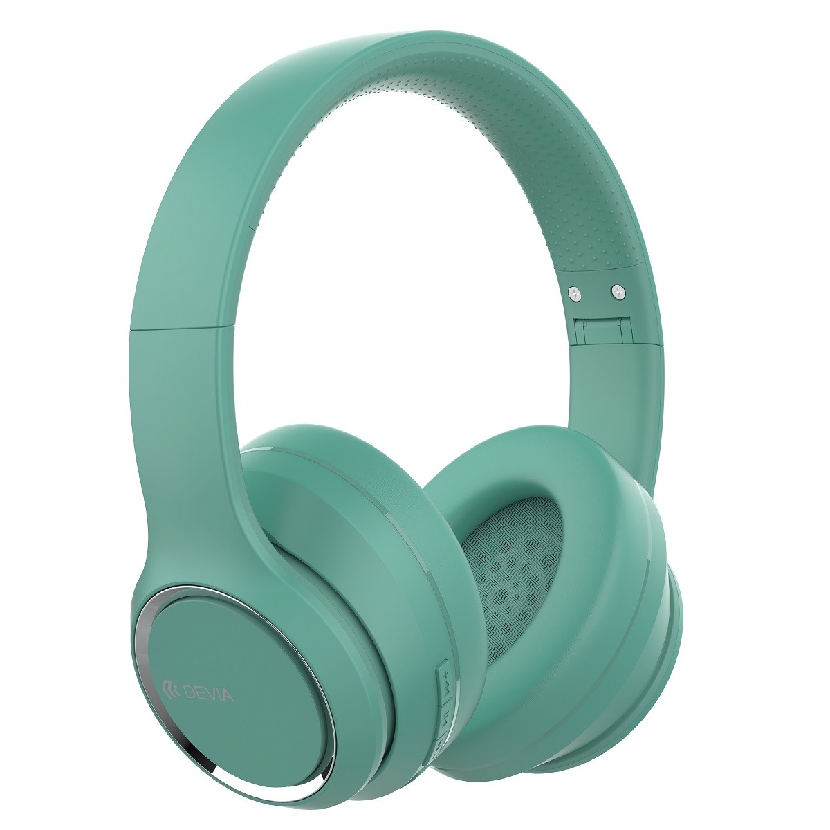 Devia Bluetooth sluchátka Kintone přes uši světle zelená