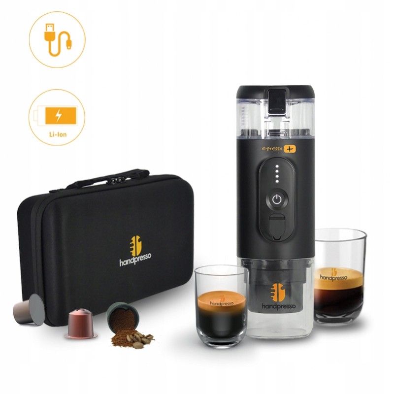Cestovní kávovar Handpresso E-presso Plus Set