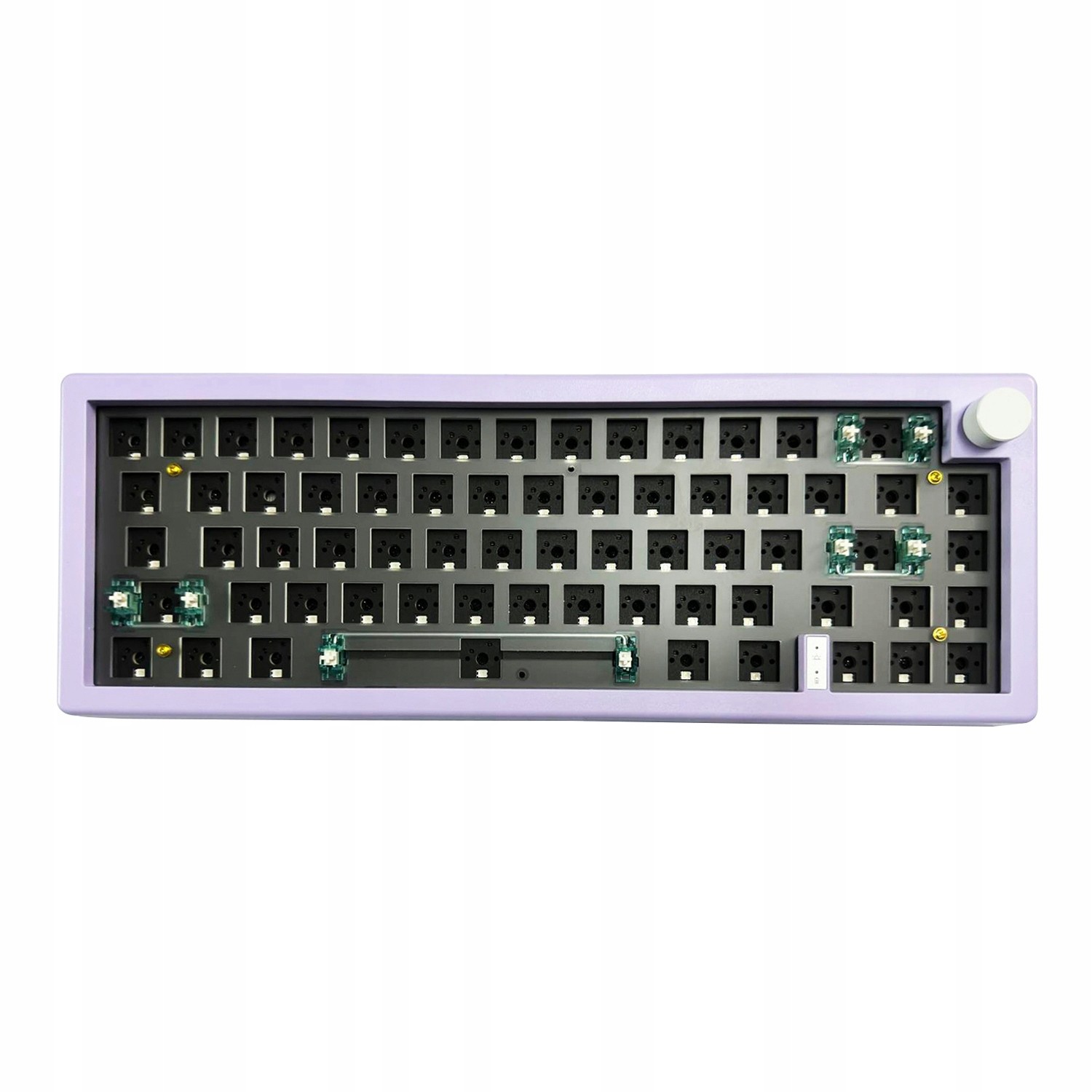 Mechanická klávesnice Purple GMK67 65% Diy Kit Hotswap Rgb Wireless 2.4 G