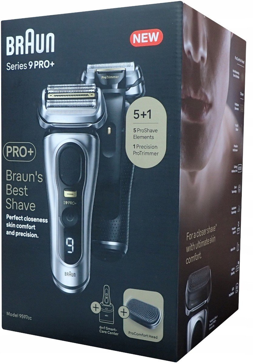 Holicí strojek Elektrický strojek Braun 9597cc Series 9 Základna Nástavec ProComfort