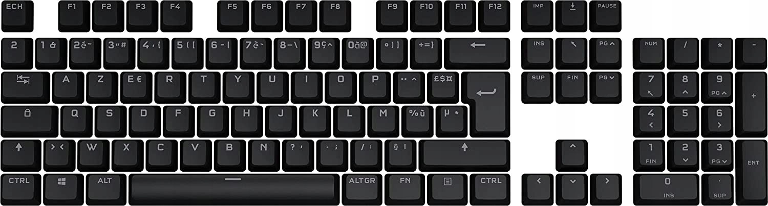 Corsair Pbt Double-Shot Pro klávesy klávesnice