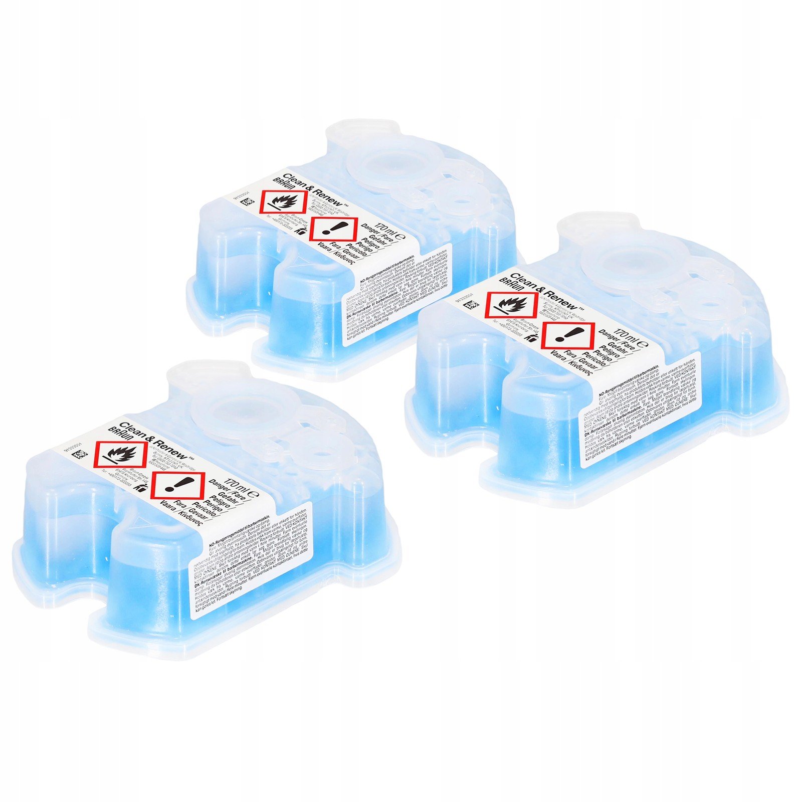 Čisticí prostředek náplň do holicího strojku Braun Ccr 3ks