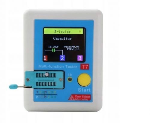 Tester tranzistorů LCR-T7 Rlc Esr Npn Pnp Mosfet