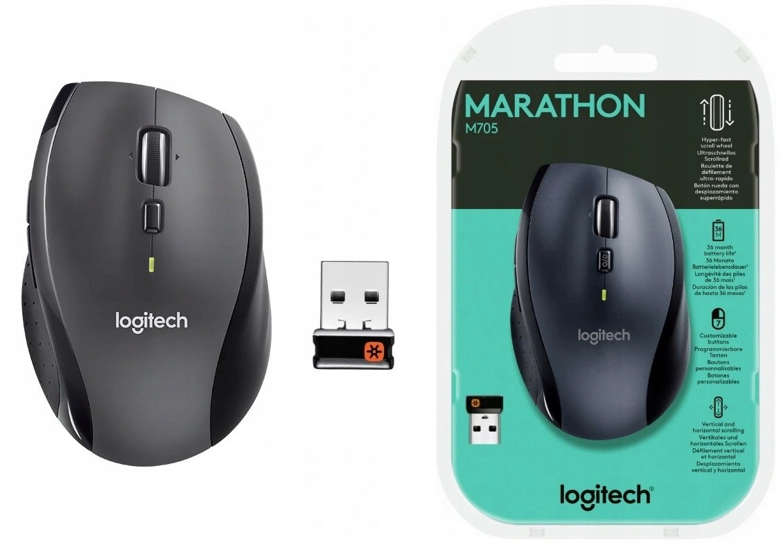 Bezdrátová myš Logitech M705 Marathon 1000DPI