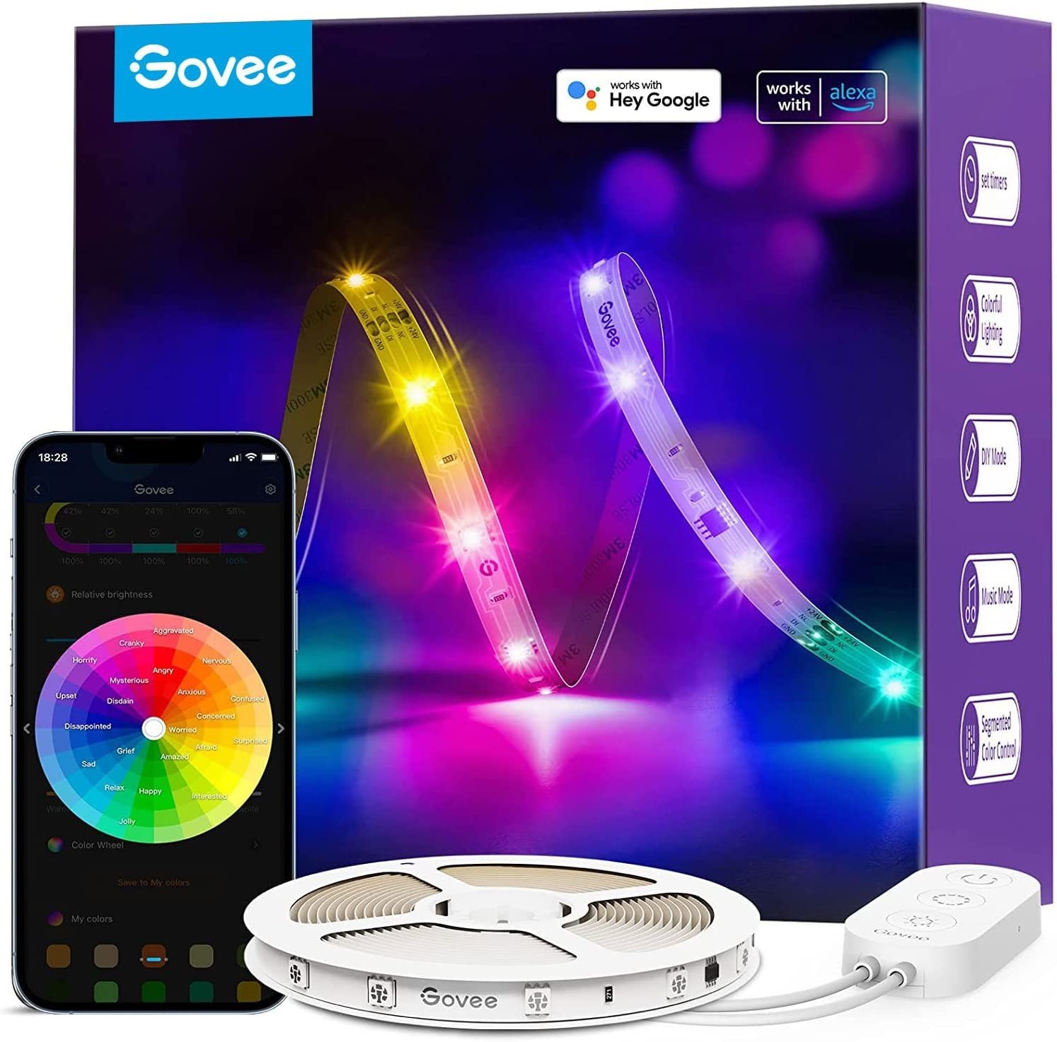 Govee WiFi Rgbic Smart Pro Led pásek 5m