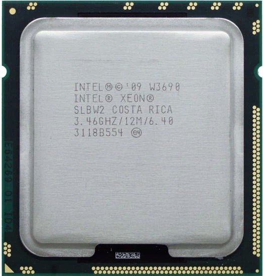 Procesor Intel Xeon W3690 6 jader 12 vláken 3,46 GHz Lga 1366 12MB