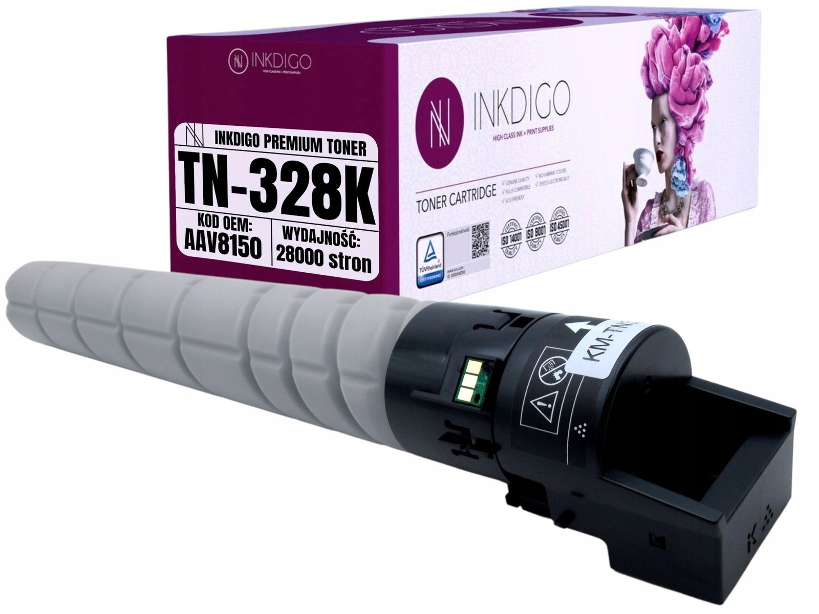 AAV8150 TN328K Toner Náhradní Pro Konica Minolta Bizhub C250i C300i C360i