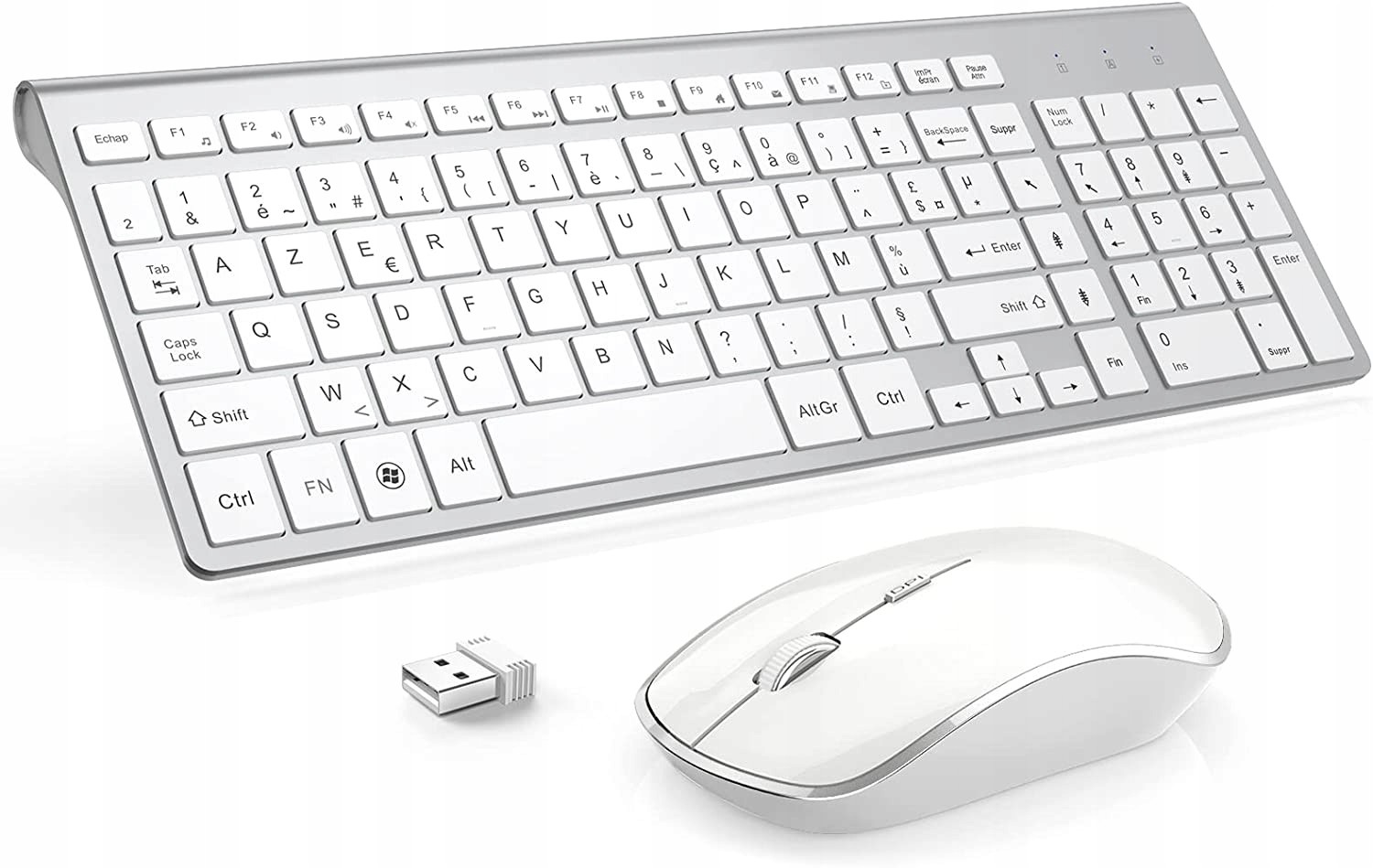 Joyaccess bezdrátová myš s klávesnicí bílá