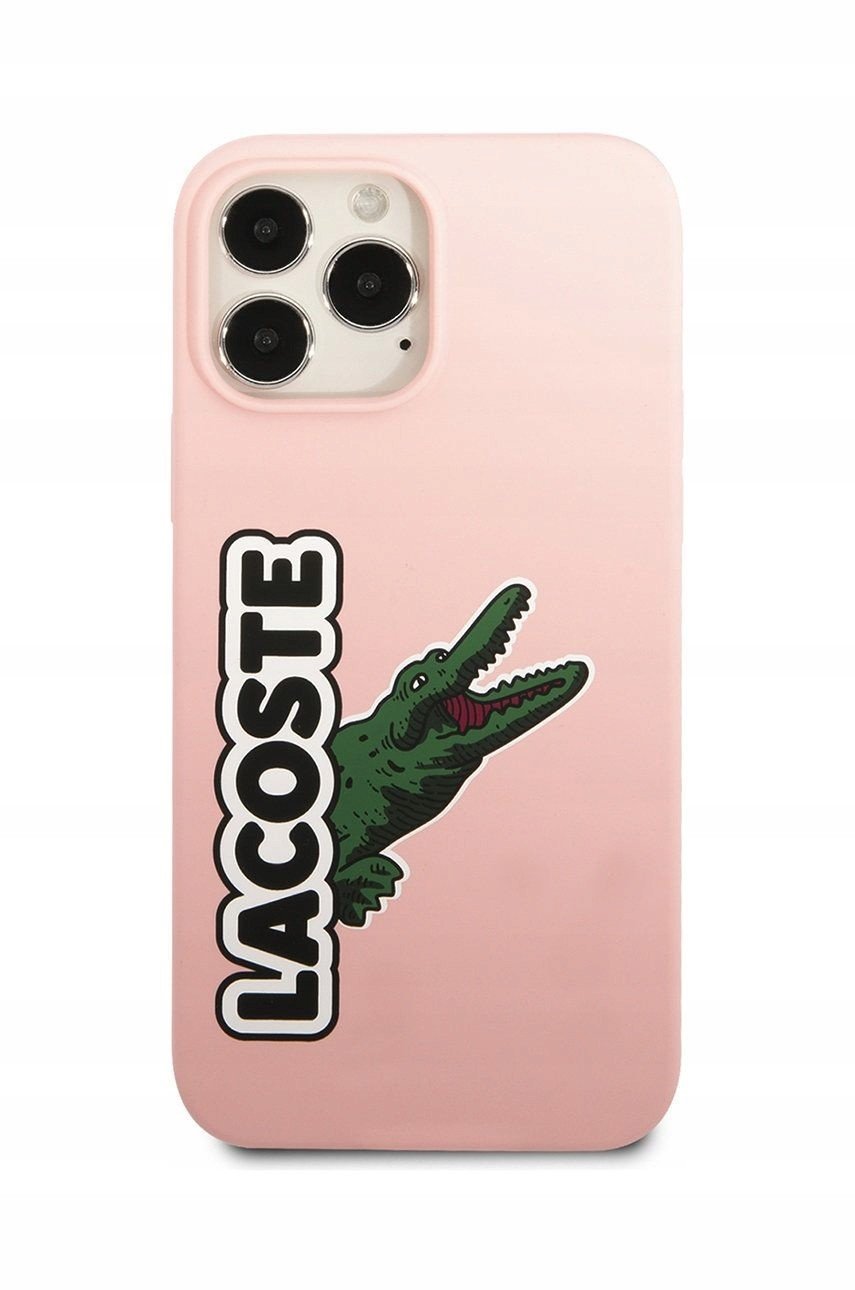 Lacoste kryt na mobil iPhone 13 Pro Max 6,7' LCHC13XSHI barva růžová Lchc