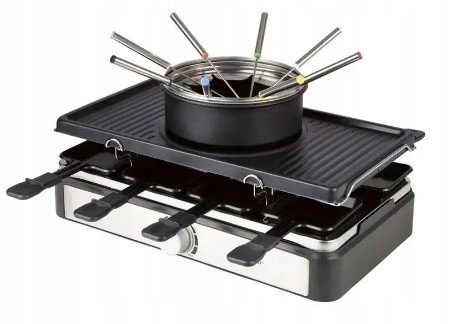 Silvercrest Elektrický Gril Pro Raclette Fondue 2v1 1400 W