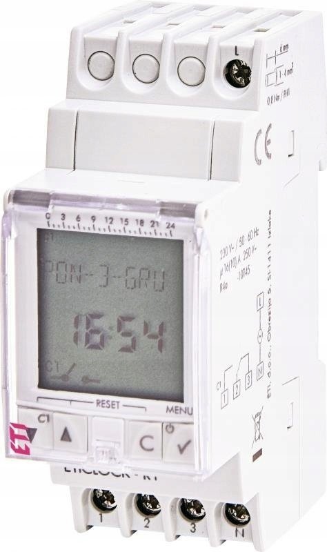 Digitální jednokanálový časovač ETICLOCK-R1 002472053