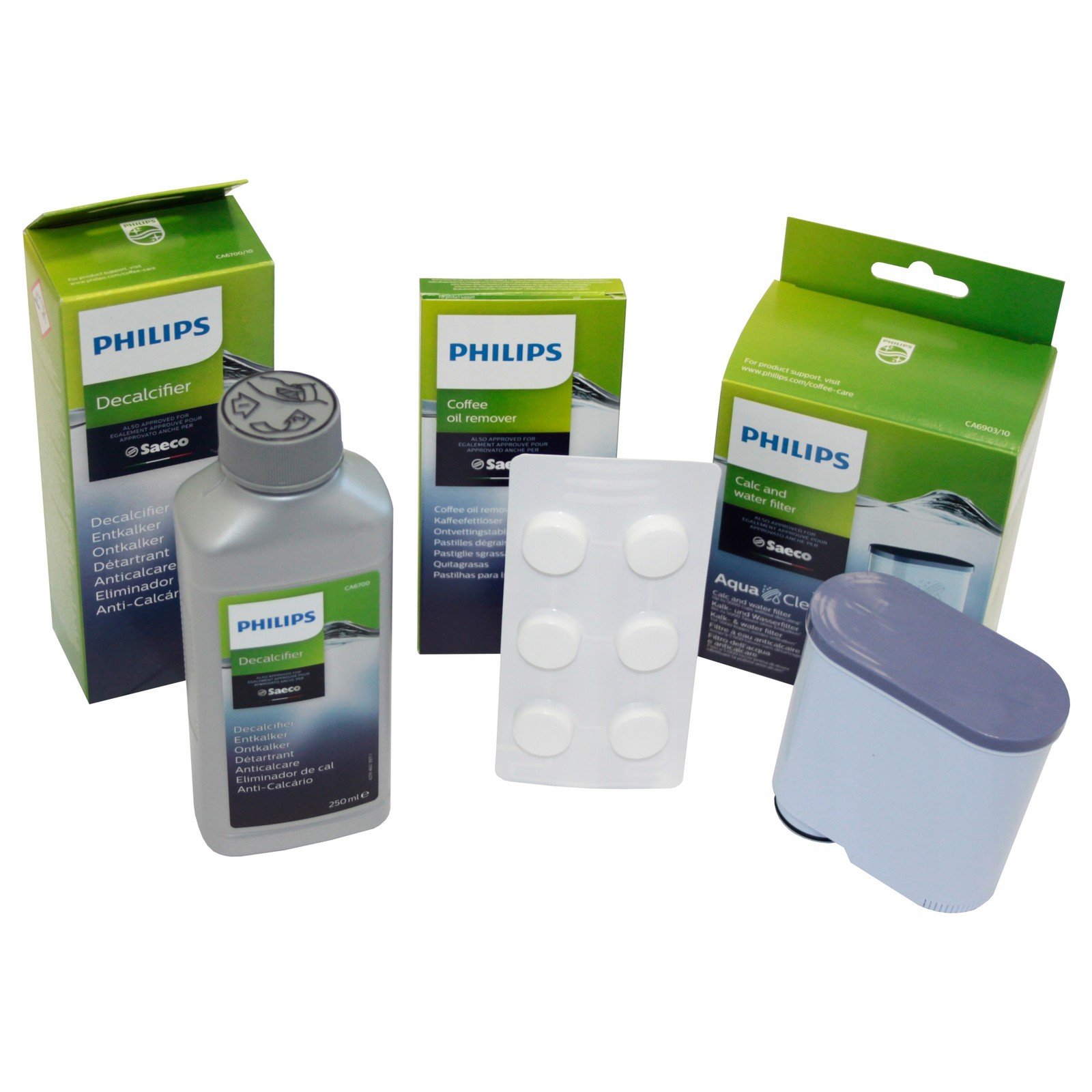 Set Saeco Philips Filtr odvápňovač tablet