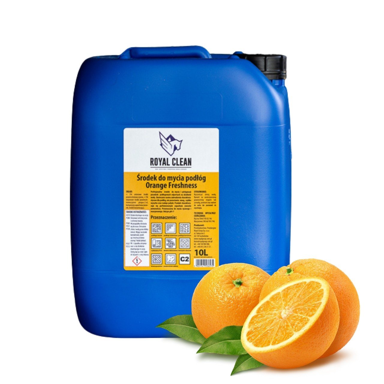Royal Clean Orange Freshness 10L Voňavý prostředek na mytí podlah