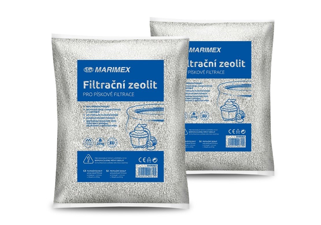 Filtrační náplň ZEOLIT - 2 x 20 kg