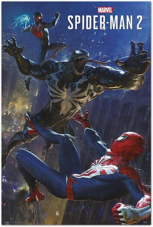 GRUPO ERIK Plakát, Obraz - Spider-Man 2 - Spideys vs Venom, (61 x 91.5 cm)