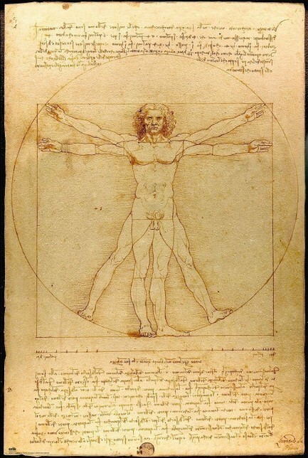 GRUPO ERIK Plakát, Obraz - Leonardo Da Vinci - Vitruvian Man, (61 x 91.5 cm)