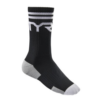 TYR Ponožky Crew - černá/bílá A45012-060
