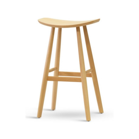 Stima Dřevěná barová židle GURU buk Moření Stima Buk