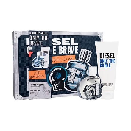 Diesel Only The Brave dárková sada toaletní voda 50 ml + sprchový gel 100 ml pro muže