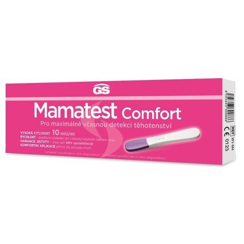 GS Mamatest Comfort Těhotenský test - balení 3 ks