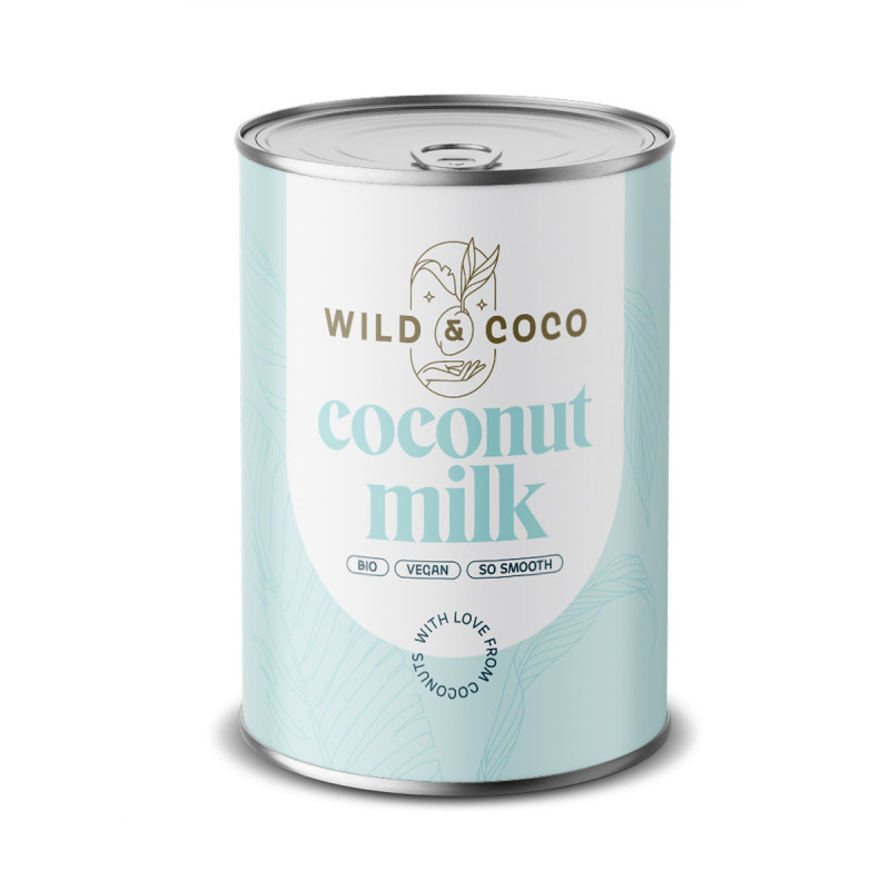 Kokosové mléko BIO (17% tuku) Wild & Coco