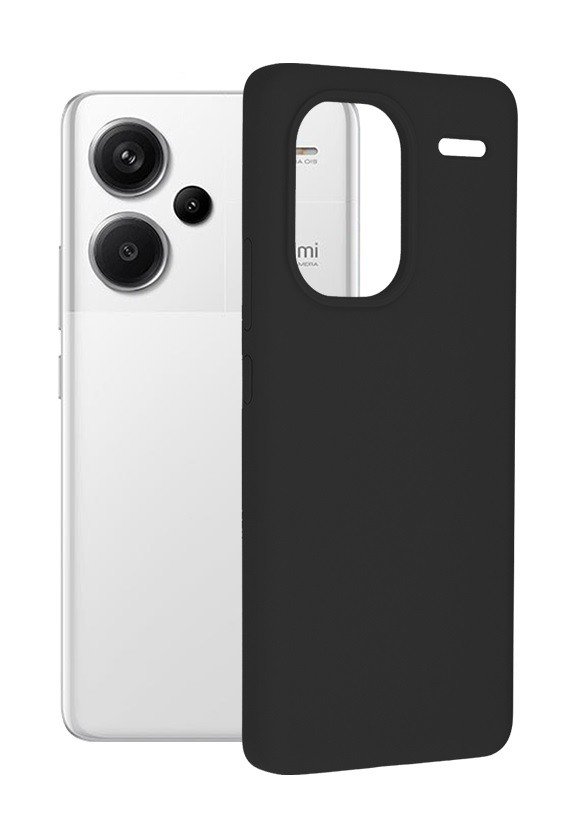 Kryt TopQ Essential Xiaomi Redmi Note 13 Pro+ černý 117510