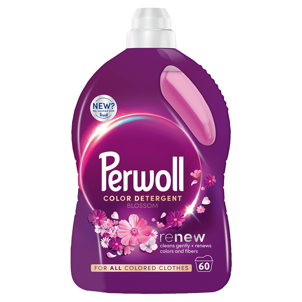 Perwoll prací gel Blossom 60 praní, 3000 ml