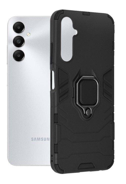 Kryt TopQ Samsung A05s odolný černý s prstenem 117461