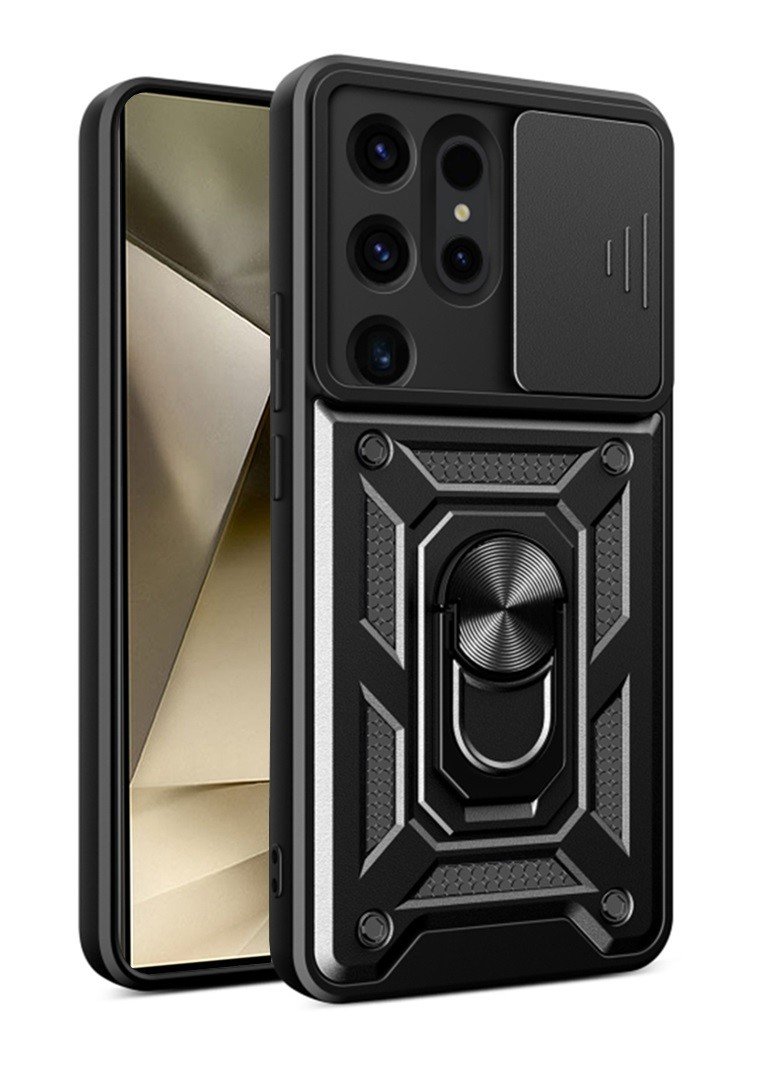 Kryt Armor Lens TopQ Samsung S24 Ultra ultra odolný černý 117444