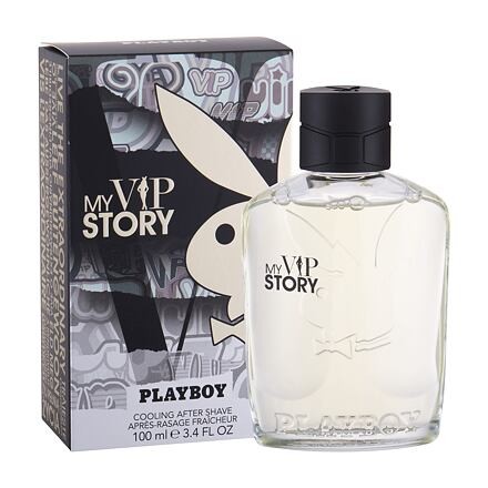 Playboy My VIP Story pánská voda po holení 100 ml poškozená krabička