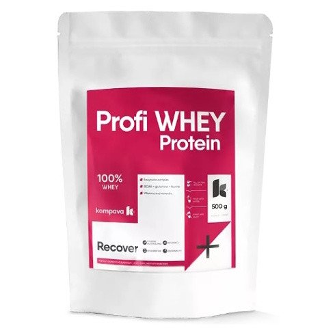 KOMPAVA Profi WHEY Protein jahoda 500 g