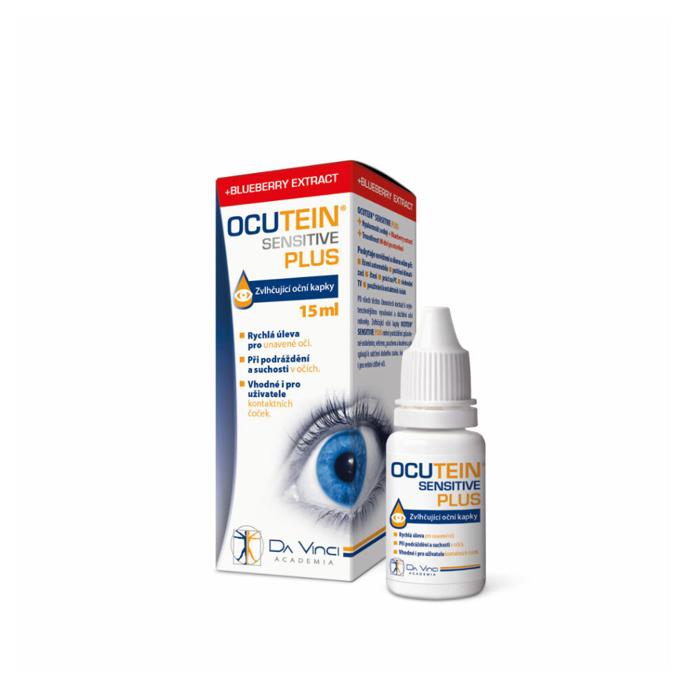 DA VINCI ACADEMIA OCUTEIN Sensitive Plus oční kapky 15 ml, poškozený obal