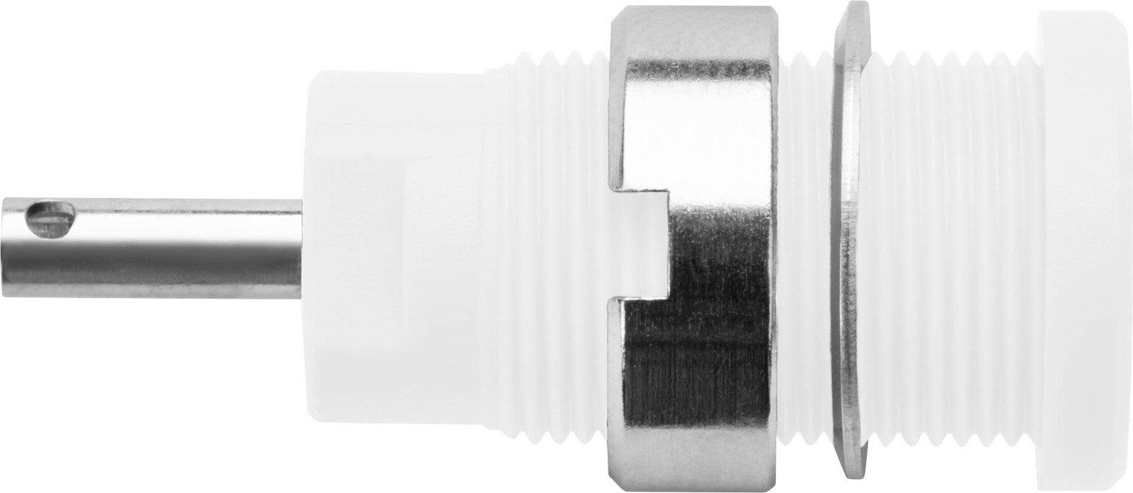 Schützinger DI SEB 6525 Ni / WS bezpečnostní vestavná zásuvka 4 mm bílá 1 ks