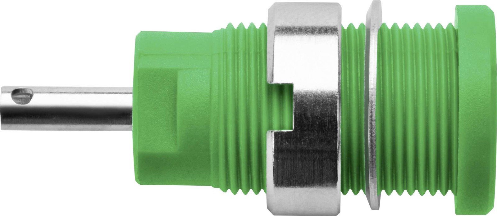 Schützinger DI SEB 6525 Ni / GN bezpečnostní vestavná zásuvka 4 mm zelená 1 ks