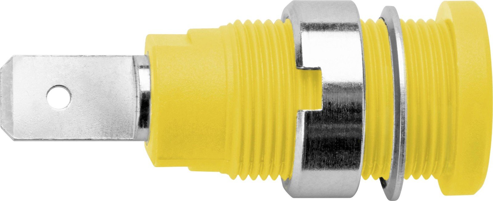 Schützinger DI SEB 6452 Ni / GE bezpečnostní vestavná zásuvka 4 mm žlutá 1 ks