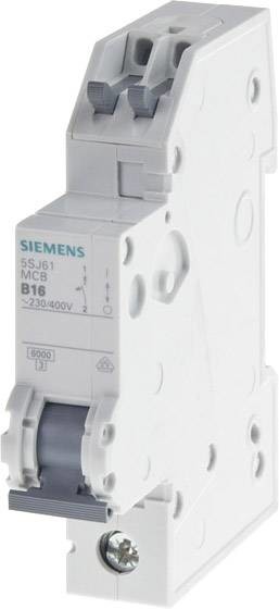 Siemens 5SJ61166KS 5SJ6116-6KS elektrický jistič 1pólový 16 A
