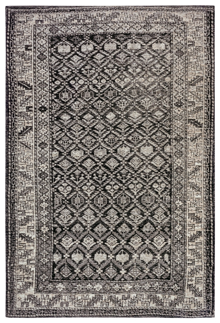 Kusový koberec Catania 105895 Curan Black - 80x165 cm Hanse Home Collection koberce