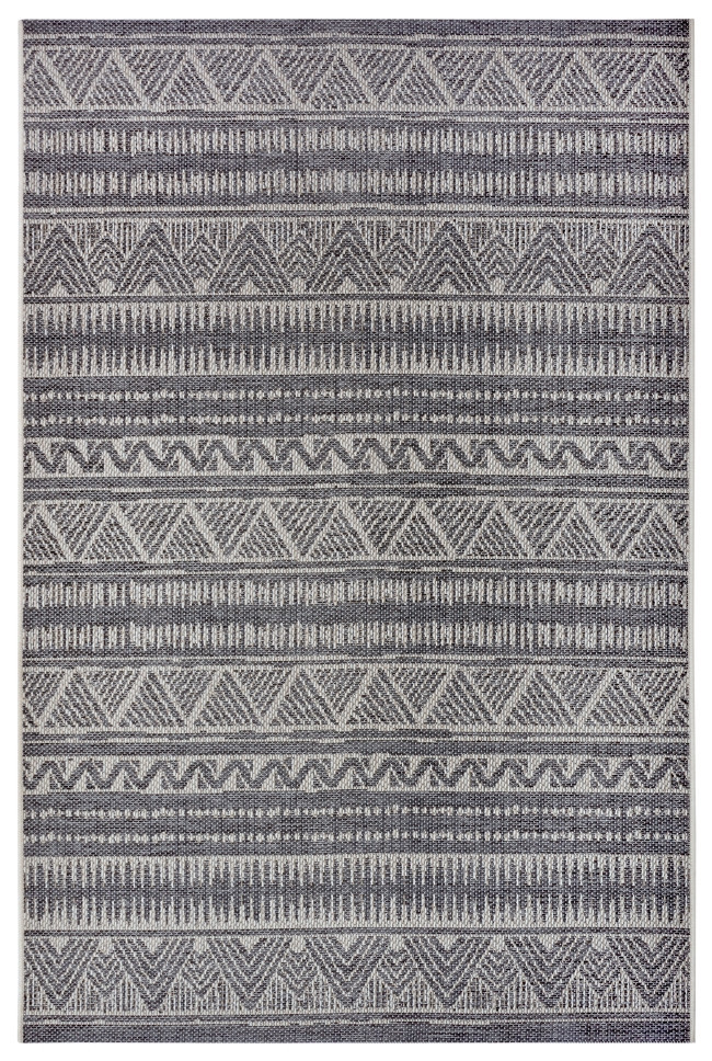 Kusový koberec Clyde 105906 Loto Grey Beige – na ven i na doma - 63x120 cm Hanse Home Collection koberce