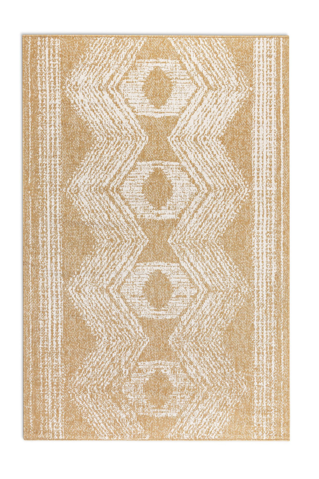 Kusový koberec Gemini 106012 Ochre z kolekce Elle – na ven i na doma - 80x150 cm ELLE Decoration koberce