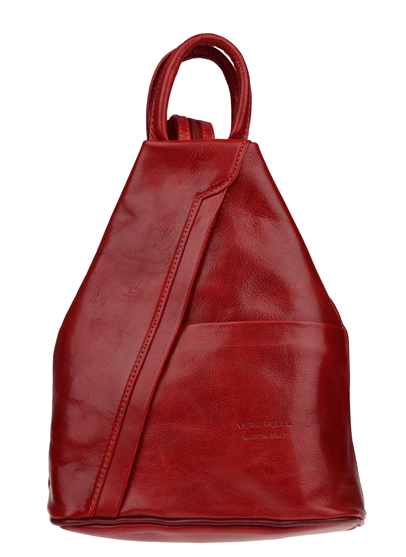 Dámský kožený batoh Mea Rossa