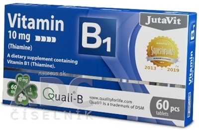 JuvaPharma Kft. JutaVit Vitamin B1 10 mg tbl 1x60 ks 10mg