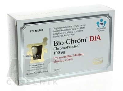 PHARMA NORD ApS Bio-CHROM DIA 100 mikrogramů tbl 1x120 ks 120 ks