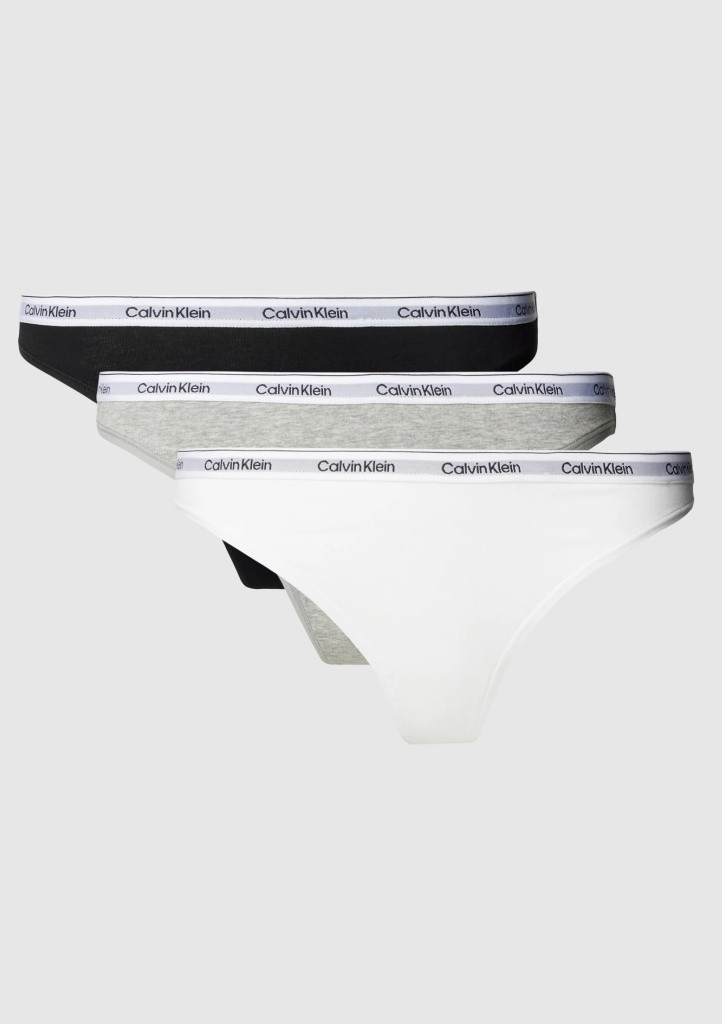Dámská tanga Calvin Klein QD5209E MPI 3PACK