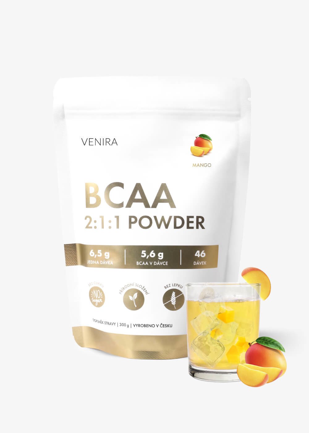 VENIRA BCAA 2:1:1, mango, 300 g